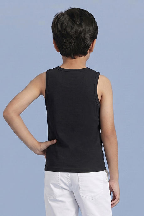 Lee Cooper Boys Solid Vest (Pack of 2) - Multicolor — image 4